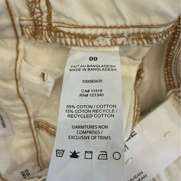 Garage Seamed Wide Leg Mega Jeans NWT Size 00 - Picture 12 of 12